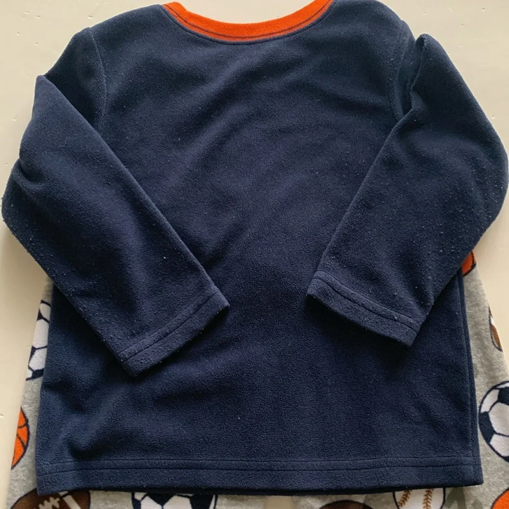 Carter’s Sports Theme Fleece PJs Set Boys 2T